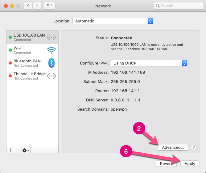 Network Preferences