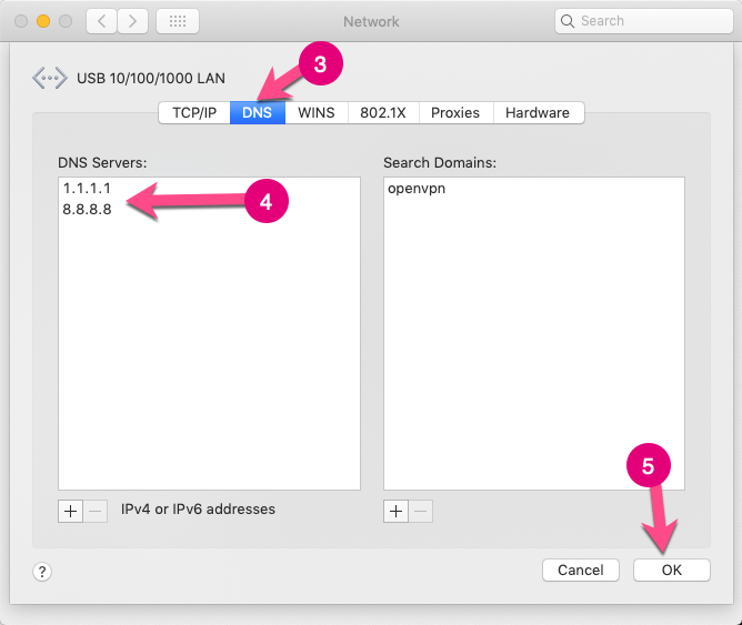 Advanced Network Preferences